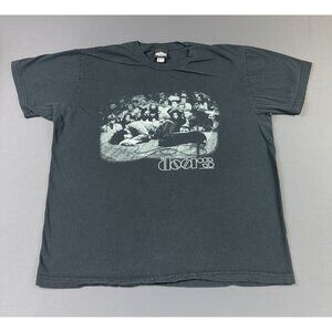 Rare Vintage Y2K The Doors Band Art Album Tour Concert Winterland Tag Large Tee